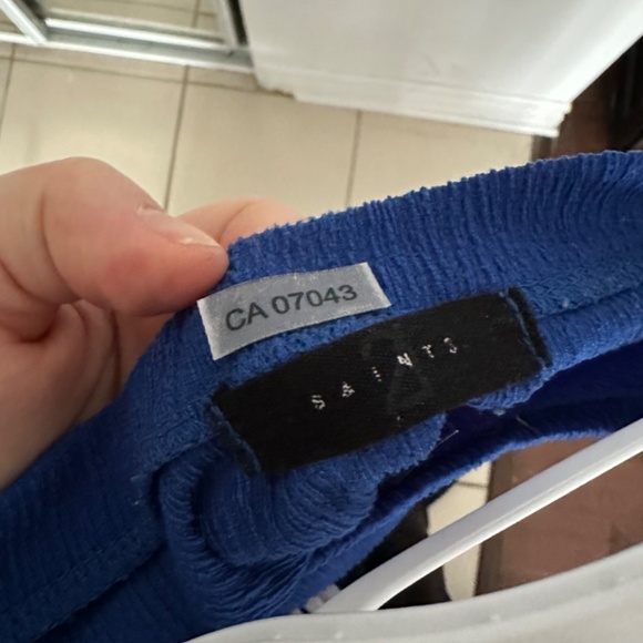 Blue Casual Short Dress - Picture 3 of 3